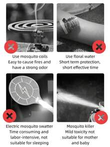 1pc Self-Adhesive Invisible Mosquito Net Screen, Easy To Install And Remove, No Drilling Required, Suitable For Living Room And Bedroom, Summer Anti-Mosquito And Insect - Gray Edging - White Mesh - View 3