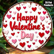 Delight Your Loved Ones This Valentine's Day With This 8x8 Vintage Aluminum Sign, Great For Both Indoor And Outdoor Home Decor. - TYA54334-20X20厘米 - 查看 4