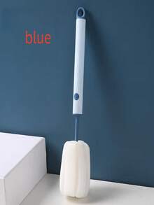 Perie de sticle cu burete 2 în 1, mâner lung, perie moale cu burete tip cană, cap de burete + mâner din PP. Cap de curățare detașabil și înlocuibil, instrument de curățare a sticlelor și cănilor, aparat de curățare a bucătăriei, dispozitiv portabil cu operare manuală. Adoptă tonuri de culoare moi și mâner texturat ergonomic, potrivit pentru uz casnic în bucătăria. Poate curăța cești, sticle de apă, căni, cești de cafea, pahare de vin etc., un articol esențial în bucătărie. - Multicolor - Vizualizare 8