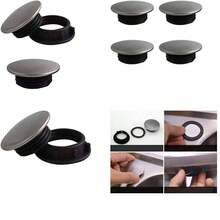 OpenHIUKCOCO 4 Piezas Cubierta De Orificio Para Fregadero De Cocina De Acero Inoxidable Tapa Para Grifo Y Dispensador De Jabn Accesorio Para Mantener La Cocina Limpia Y Ordenada Tamao Estndar 1.38X1.38In - 3,50 x 3,50 x 1,20 cm - Ver 1