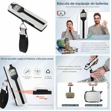 OpenHi Travel Inspira Bscula de Equipaje Sin Pilas 50kg/110lb Porttil de Mano con Pantalla LCD Grande, Funcin Tara, Aviso de Sobrecarga, Correa Resistente y Diseo Compacto para Viajes - blanco-nuevo - Ver 12