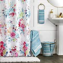 OpenHISKL Home Seabrook - Toalla de bao, diseo de Rayas, Color Azul, Toalla de bao, Verde Azulado, Toalla de bao, 1 - toalla de baño - Ver 6