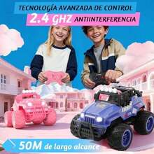 Kids Remote Control Cars - Rose - Voir 3