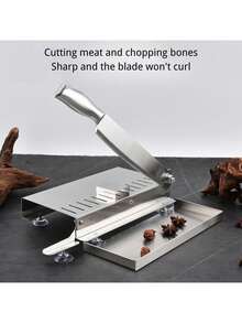 Stainless Steel Meat Slicer, Multifunctional Household Meat Cutting Machine, Commercial Meat Cutter - Multicolor - View 6