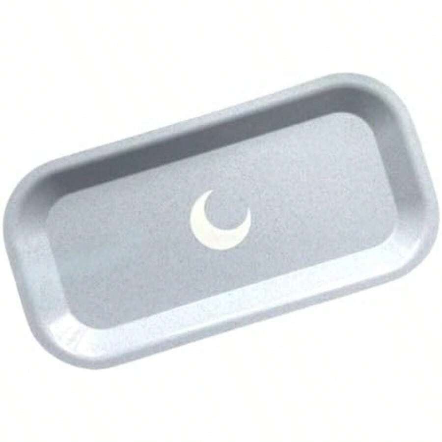 Small Jewelry Tray - Lightweight Makeup Tray Plant Based - Made From Plants  8 X 4.1" Decorative Tray For Bathroom Home Décor Perfume Candle Keys - 藍色 - 查看 1
