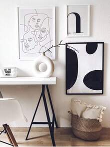 1/2 Stück weiße Vase moderne Heimdekoration, runde matte Rattan Blumenvase minimalistischer nordischer Boho-Stil für Hochzeit, Esszimmertisch, Party, Wohnzimmer, Schlafzimmer