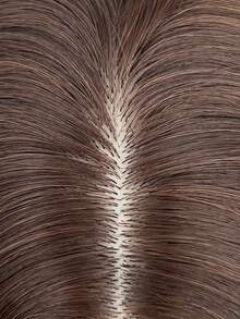 [Women's Curly Wig] Orange Long Wavy Wig - Elegant Women's Curly Wig - Synthetic Fiber, Natural Appearance, Rose Mesh Cap, Can Create Various Styles, High Temperature Resistant - Multicolor - View 8