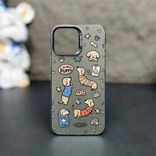 おしゃれなスマホケース 11/12/13/14/15/15pro/15 Plus/15 Promax/7plus/8plus/11pro/12pro/13pro/14pro/11promax/12promax/13promax/14promax/14plus/5 - 半透明の黒 - チェックする 6