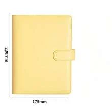 A5 Leather Binder Notebook, 6-Ring Loose Leaf Notebook Cover Fits A5 Filler Paper, Refillable Personal Planner Binder Cover With Magnetic Snap Closure (Inserts Not Included) - Multicolor - View 14