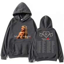 Short N' Sweet Tour Hoodies Unisex Printed Hooded Street Wear Hooded Pullover Harajuku Sportswear Fashion - White - View 13