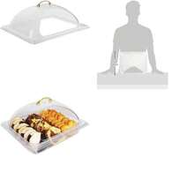 OpenHIWinco C-DPF2 Dome Cover with Side Cut, Half Size, Polycarbonate - media talla+recortada - Ver 4