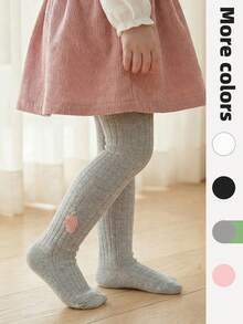 1 件装女童儿童紧身裤婴儿幼儿打底裤袜子，款式甜美，适合搭配裙子外出穿着。 - 彩色 - 查看 34