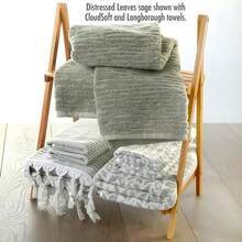 OpenHISKL Home - Toalla de bao con Hojas envejecidas, 28 x 54 Pulgadas, Salvia - 28x54+salvia - Ver 10