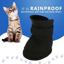 4pcs Perro Botas al Aire Libre, Zapatos de Lluvia Antideslizante de Mascotas, Cachorro Botas de Interior al Aire Libre Silicone Pet Perro Botas LINDES Botas Antideslizantes Calzado Protector,38050018 - Multicolor - Ver 6
