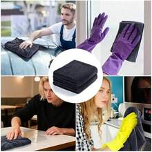 OpenHIASVEL Toalla de Microfibra para Auto, 60 x 90 cm, Paos de Limpieza de Microfibra, Paos de Limpieza Sper Absorbentes y Reutilizable Trapo para Lavar, Secar Carro y Moto - como se muestra en la figura - Ver 8