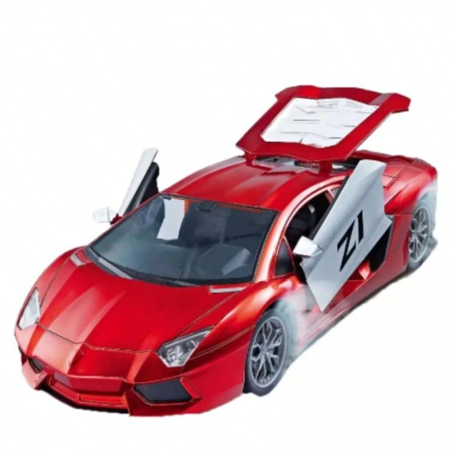 Auto Deportivo a Control Remoto Rojo con Puertas Abatibles Juguete RC