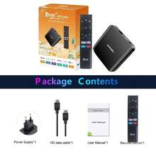 TV98 ATV Plus 智能电视盒，Android 14 系统，全志 H313 芯片，支持 4G/5G 双频 WiFi，可播放 6 个频道的 4K 高清媒体播放器，内置 2GB 内存和 16GB 存储空间，支持 IPTV。 - 黑色 - 查看 12
