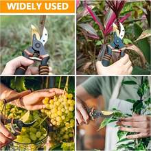 1pc 8.5-Inch Professional Titanium Alloy Bypass Pruning Shears (T13) - Ultra Sharp Premium Gardening Scissors, Handheld Garden Hedge Trimmer - Heavy Duty Gardening Tool - Multicolor - View 4