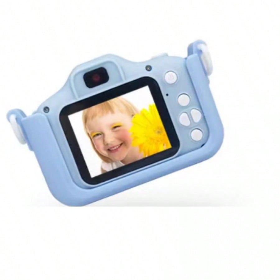 Camara Digital para Niños con Funda de Silicona Resistente a Golpes Pantalla 2 Pulgadas
