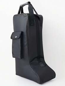 Foldable Boot Storage Bag - Dust-Proof And Moisture-Proof, Hanging Boot Organizer Bag Suitable For Tall Boots And Ankle Boots - Black - View 1