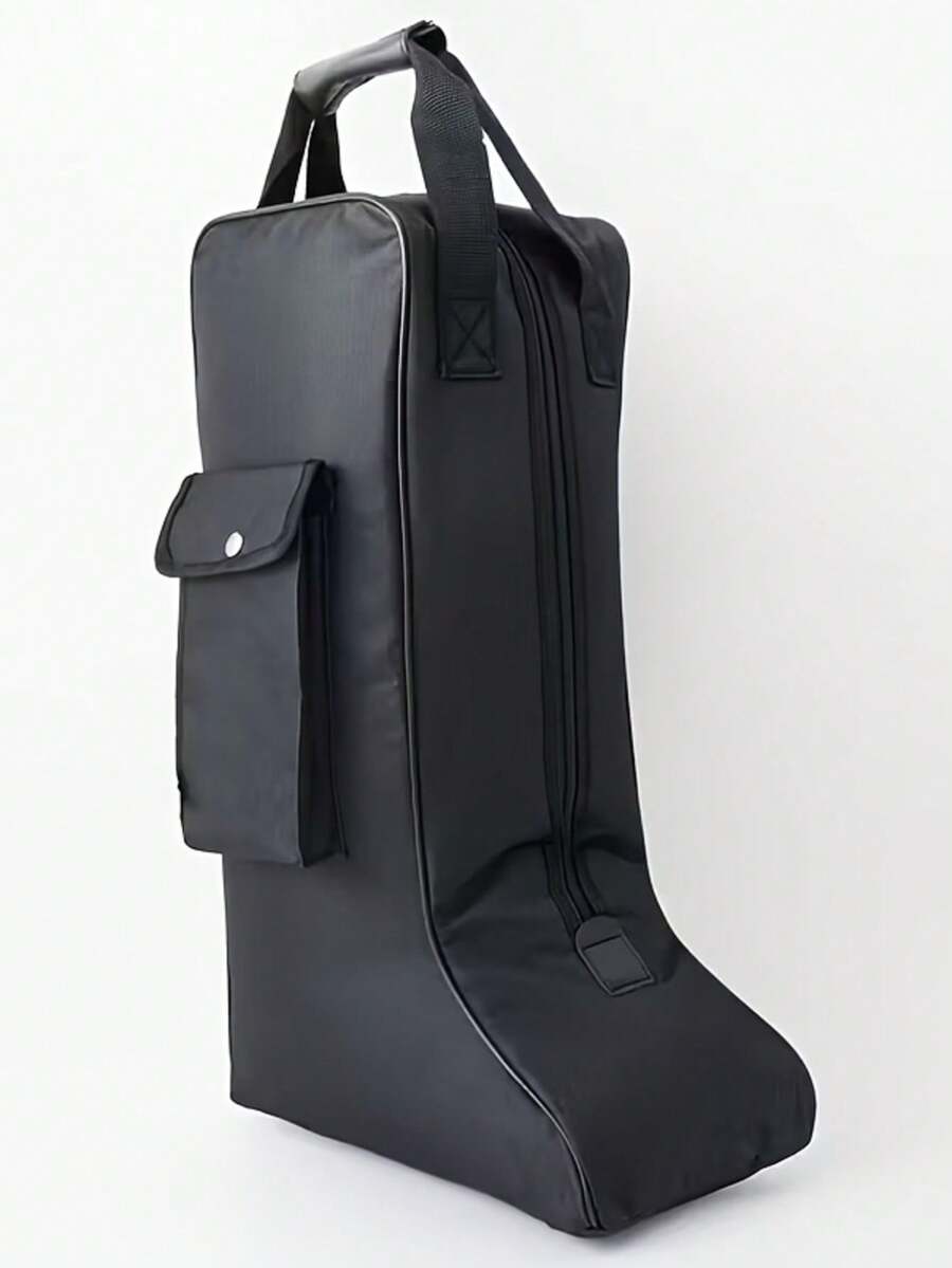 Foldable Boot Storage Bag - Dust-Proof And Moisture-Proof, Hanging Boot Organizer Bag Suitable For Tall Boots And Ankle Boots - Black - View 1
