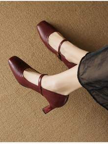 Teen Pumps - Burgundy - View 11