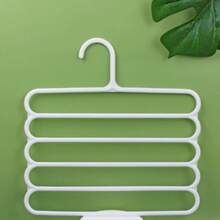 1pc/2pcs Multi-Functional Plastic Scarf Rack, 5-Tier Storage Hanger, Non-Slip Scarf Holder, Scarf Organizer Rack - Multicolor - View 8