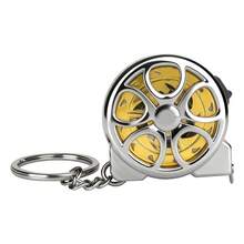 PROBON 1pc Mini Keychain Tape Measure 78.74 Inch Steel Tape Measure Delicate Small Steel Ruler, Metric & Lmperial Dual Scale,Multi Purpose Steel Tape Measure Gift Ruler - Gold - View 7