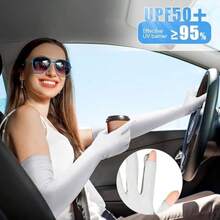 3 Par Guantes para Manejar Mujer UV Mangas para Brazos Mangas de Proteccion UV Proteccion UPF 50+Guantes Largos Mujer para Conducir Deportes al Aire  Ciclismo - como en la foto - Ver 4