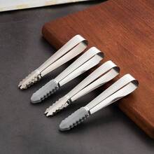 不锈钢冰块夹、硅胶防滑冰块夹、迷你硅胶食物夹、冰桶夹。标准款采用带齿夹头，而硅胶款则采用U型防滑设计，柔韧性好，适用于夹取饼干、蔬菜、糖果、水果、糕点、烤肉和面包——是理想的厨房工具和家居用品。 - 彩色 - 查看 1