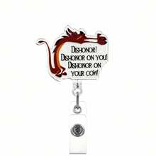 1 cái kẹp cá sấu xoay DISCO có thể thu gọn dùng để giữ thẻ ID tại nơi làm việc - Nhiều màu - Xem 5