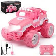 Kids Remote Control Cars - Rose - Voir 1