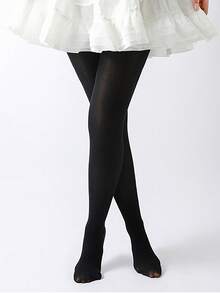 4 Pairs Girls' Ballet Dance Tights, Minimalist & Versatile Velvet Material Soft & Slim Fit Leggings, Suitable For Girls Dance Practice - Multicolor - View 6