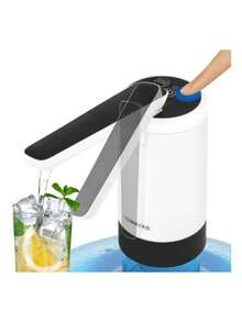 Dispensador De Agua Eléctrico Bomba De Garrafon Recargable - Despachador - Blanco - Ver 3