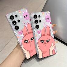 Kpop S-Stray K-Kids Skzoos Toon Cute Dwaekki Phone Case For Samsung 25 S24 S23 S22 S21 S20 FE Ultra Plus 4G 5G Transparent TPU Soft Back Cover Funda Para  17 Pro Forros Para  Cheap  17 Case - 混合顏色 - 查看 1