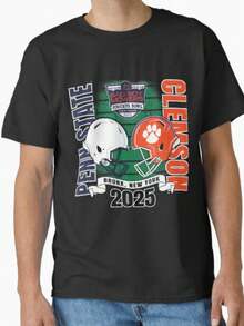 , Nittany Lions Vs Clemson Tigers Pinstripe Bow (2) - Black - View 1