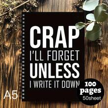 A Humorous Spiral Notebook, Suitable As A Gift For Office Colleagues To Write Down Easily Forgotten Things. It Is A Fun Gift For Office Workers, A Relaxed Diary For The Elderly, And A Quirky Gift For Team Members. - A5 - View 3