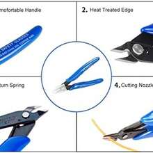 Kit de Herramientas de Modelo Alicates, Pinzas Cuchillo para Tallar Archivos Conjunto de Herramientas Artesanales Modelador de Construccin de Hobby Conjunto de Herramientas Bsicas para Impresi - como se muestra en la figura - Ver 3