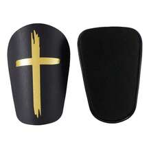 1 Pair Mini Football Shin Guards, Golden Cross Series, Unisex Thickened Sports Protective Gear, Leg-Hugging Design, Suitable For All Seasons - Cross Series - View 5