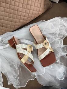 女士高跟凉鞋，新款时尚高跟鞋，适合婚礼和晚礼服，性感前卫 - 彩色 - 查看 11