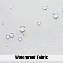 4 Panels Outside Decor Waterproof Grommet Top Solid Color Curtains For Porch, Outdoor Light Filtering Weatherproof Privacy Uv-Resistant Curtains For Patio, Pergola, Gazebo, Cabana - Taupe - View 6