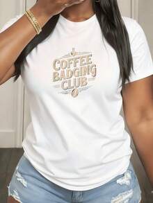 Camiseta del Club de Insignias de Café - Blanco 1 - Ver 3