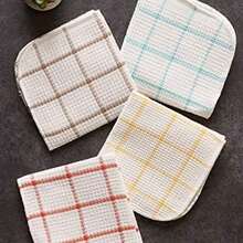 Kitchen Towels - Black1 Buffalo Check+12x12" - View 7