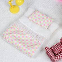 新款17厘米娃娃床套装，含可脱卸衣服（仅限睡衣），适用于第一代、第二代和第三代Labobo娃娃，睡袋床。 - 彩色 - 查看 3