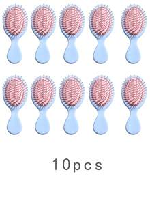 5/10/20支装可爱纯色气垫梳，便携式，小巧按摩座梳，男女通用，护发工具，按摩梳，可爱梳子，简约风格，轻巧梳子，优质材料，手持梳，美容配件，旅行必备，女士护发，发梳，背梳，造型梳，卷发梳，边缘梳，梳子，梳头，发梳套装，梳头，卷发梳，解结梳，女士发梳，头发，旅行，美发产品，美发工具，美发用品，理发师，理发师配件，理发店，美发设备 - 彩色 - 查看 22