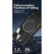 Capa Case For Moto G42 - With Screen Protector And Built-In Phone Stand - Black, 38063816 - Rust Brown - View 6