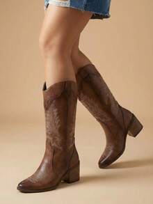 Women Ankle Boots & Booties - 棕色 - 查看 4