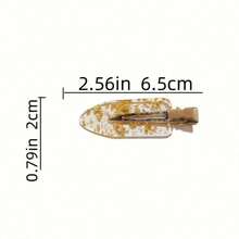 10pcs Gold-Color Hair Clips Shiny Bridesmaids Hairpins Delicate Hair Accessories Home Bathroom Decor Fall Decor Back To School Hair Accessories - 彩色 - 查看 4