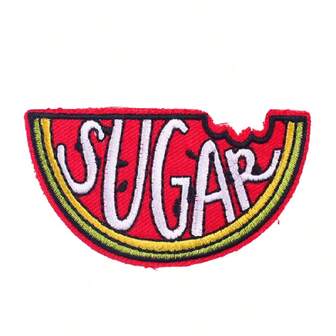 1 st tecknad engelsk broderad lapp, lämplig för gör-det-själv-kläder och accessoarer - unik design för hattar, jeans, klänningar etc., bedårande tecknad broderad applikation