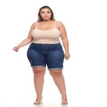 TOP Cropped Feminina Suflex Strap PLUS SIZE - Beis - Ver 4